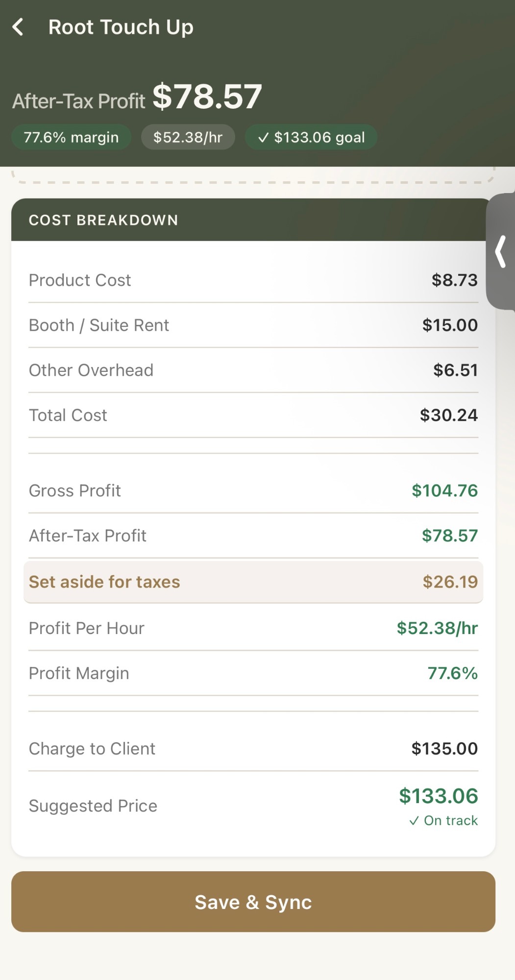 See your suggested price